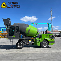 Camion malaxeur à béton autochargeur 5,5 m³ à transmission hydraulique complète, fonctionnement fluide sans vibrations, pleine charge