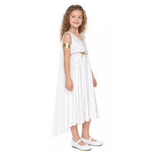 Disfraz de Diosa Griega para Niñas, Vestido de Atenea para Halloween con Capa y Brazaletes - Product Image 5