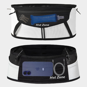 Ceinture de course à pied personnalisée en maille <span class=keywords><strong>élastique</strong></span> Spandex pour hommes et femmes, sac de taille pour jogging, randonnée, marathon, voyage, porte-téléphone - Product Image 2