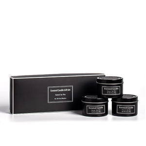 AIKUN Exquisite Black Iron Jar Candle Aroma Candle Wedding <b>Gift</b> Scented Candle With One <b>Box</b> Has Three Jars - Product Image 6