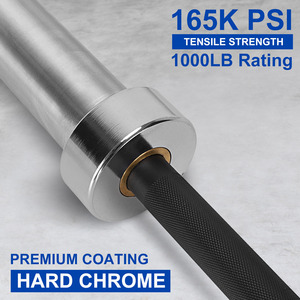 Manicotto da donna con rivestimento in zinco resistente da 15kg in acciaio resistente per esercizi di Powerlifting - Product Image 4