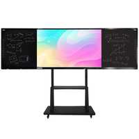 Tableau numérique intelligent tout-en-un EIBOARD 75 pouces, écran tactile multipoint LED 4K, pour les écoles primaires, secondaires et supérieures