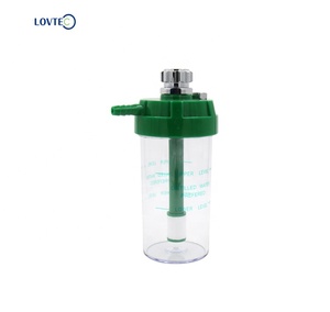 Bouteille humidificatrice à bulles d'oxygène en plastique pour régulateur d'oxygène - Product Image 1