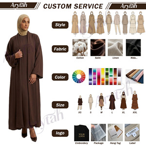 <span class=keywords><strong>Set</strong></span> Elegante Minimalista Verde Polvere per Donne Musulmane, Tunica con Colletto a Polo e Pantaloni, Outfit Islamico Modesto per il Tempo Libero - Product Image 3