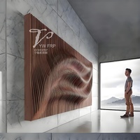 Scultura da Parete Astratta in Legno Massello di Gomma, Design Moderno Personalizzabile, Realizzata a Mano, per Uso Commerciale, Arte da Appendere, Anniversario