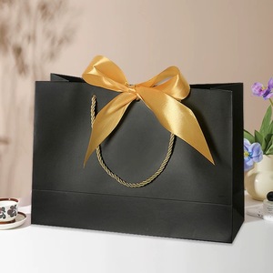 Sacs en papier personnalisés de luxe pour boutiques, cadeaux, vêtements, chaussures, emballages, avec votre propre logo - Product Image 1