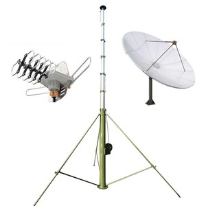 TALENTS 6m 8M 9m 10m Cabezal de carga Cabrestante manual Mástil telescópico con remolque - Product Image 2