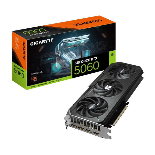 GIGABYTE RTX 5060 GAMING 8G GDDR7 Gaming Graphics Card