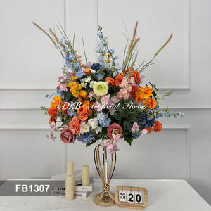 Bola de flores artificiales de 60 cm para centro de mesa, decoración de fondo para bodas, fiestas y eventos - Product Image 2
