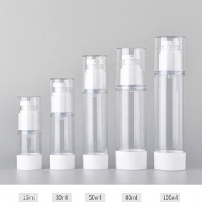 Wholesale Lotion Pump Bottle Clear Liquid Serum <b>Spray</b> Plastic Bottles Cosmetic Airless Pump Bottle - Product Image 4