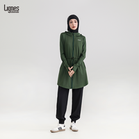 Ensemble de Sportswear Modeste pour Femmes Musulmanes : Haut Long et Pantalon de Survêtement avec Hijab – Dernière Tendance Personnalisable