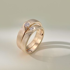 Anello di Fidanzamento in <span class=keywords><strong>Argento</strong></span> Sterling <span class=keywords><strong>925</strong></span> per Uomo e Donna, Design Creativo con Zirconi, Anello Classico per Coppie in Oro - Product Image 2