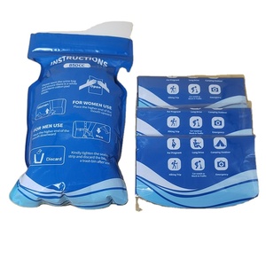 Bolsa de urinario de emergencia desechable para hombres y mujeres, Material grueso para viajes en coche, atascos de tráfico, uso en el baño del hogar, transporte de orina de vómito - Product Image 1