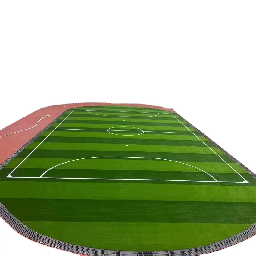 Hoge Duurzame Bi-Color Kunstgras Kunstgras 2M Rolbreedte Voor Outdoor Voetbalvelden Voetbal Flexibel Pp Materiaal