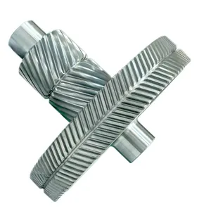 Transmissie-Ingenieur Op Maat Gemaakt Aluminium Visgraatwiel Plastic Visgraatuitrusting HRC45-62 Stalen Visgraatuitrusting