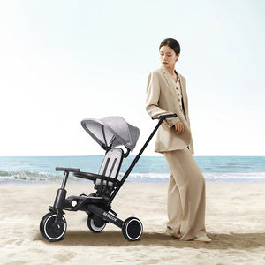 Triciclo ajustable certificado <span class=keywords><strong>BEBELUX</strong></span> EN71 para niños de 1 a 6 años, juguete duradero y seguro con ajuste personalizable - Product Image 3