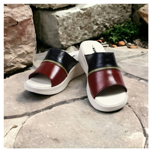 Sandalia suave informal cómoda sin esfuerzo de alta calidad con suela cómoda de PU y tamaños personalizados superiores de cuero - Product Image 3