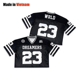 Maillot de football surdimensionné personnalisé Sublimation Design Youth Team Retro American Football Jersey - Product Image 1