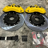 Kit d'étriers de frein à six pistons compatible avec Ford Fiesta ST, Renault Clio, Volkswagen GTI, Toyota Yaris – Modification et amélioration du logo