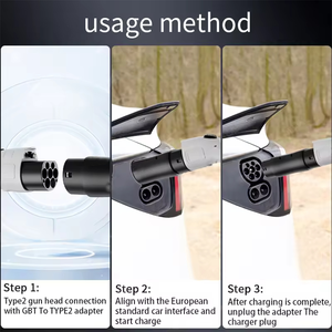 Adaptador de <span class=keywords><strong>Carga</strong></span> CA Tipo 2 GB T para <span class=keywords><strong>BMW</strong></span> <span class=keywords><strong>i3</strong></span>, Mercedes EQA, Audi e-tron, VW ID. <span class=keywords><strong>Carga</strong></span> en Estaciones Públicas de Vehículos Eléctricos Chinas. IP65 - Product Image 5