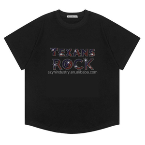 Tùy chỉnh Bling không lộn xộn với <span class=keywords><strong>Texas</strong></span> khởi động Rhinestone chuyển đề can cho t Áo sơ mi gameday bóng đá Bling chuyển dán texans - Product Image 6
