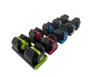 Adjustable 24KG Gym <b>Free</b> <b>Weights</b> Factory High Quality Automatic Customizable Durable Dumbbell for Home Fitness - Product Image 1