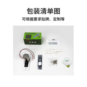 Dyep T1 Waterproof Electric Lock 12V 24V Metal Mini Electric Strike Lock For Outdoor Use - Product Image 4
