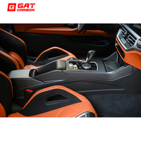 Console centrale en fibre de carbone sèche style KB, haute qualité, personnalisable pour BMW M2 M3 M4 G87 G80 G82 2021+