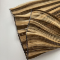 Cheveux vierges européens 20246 pour micro-machine, double trame, texture lisse, qualité salon, double tirage, cuticules intactes