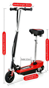 Patinete Eléctrico con <span class=keywords><strong>Neumáticos</strong></span> - Patinete Eléctrico Ligero y Plegable para el Campus y Viajes de Corta Distancia - Product Image 2