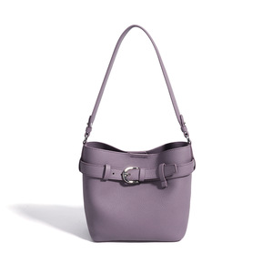 <span class=keywords><strong>Sac</strong></span> seau en cuir véritable personnalisé ODM OEM, nouvelle collection 2026, <span class=keywords><strong>sac</strong></span> à bandoulière de luxe de niche pour femme avec double sangle et fermeture magnétique - Product Image 2