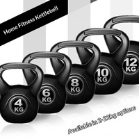Kettlebell réglable en PE avec poignée ergonomique pour femmes et hommes, équipement d'entraînement de musculation, haltères pour squats, entraînement à domicile