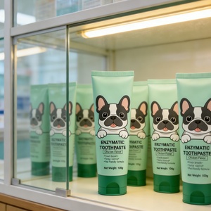 Wholesale OEM Pet Complete Care <b>Toothpaste</b> for Puppies and Adult Dogs Chicken <b>Flavor</b> OEM Factory Enzymatic <b>Toothpaste</b> for Dogs - Product Image 5