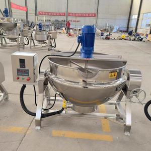 Marmita Industrial de 500 Litros a Gas, Olla de Acero para Cocción con Agitador, Mermelada al Vapor - Product Image 5