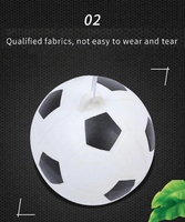 Base d'entraînement de football pour enfants avec ballon rebondissant fixé, pour entraînement de football en intérieur/extérieur – Kit d'exercices pour débutants, jouet écologique et durable