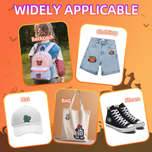 Phong Cách Mới Tùy Chỉnh Twill Bán Buôn Thêu Vá Thiết Kế Thời Trang Giáng Sinh Logo Hot Thêu Vá - Product Image 6