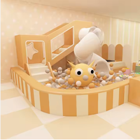 Toboggan souple intérieur personnalisable pour hôtels familiaux Plan de conception 3D pour équipement de terrain de jeu pour enfants
