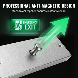 280kg 600lbs Holding Force EM <strong>Lock</strong> 12V 24V <strong>Dual</strong> Voltage Pure Copper Coil Electromagnetic Door <strong>Lock</strong> for Access Control - Product Image 3