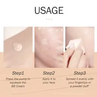 Crème BB LAIKOU, base de maquillage liquide pour le visage, fond de teint waterproof longue tenue, correcteur facial, crème éclaircissante, hydratant, protection solaire