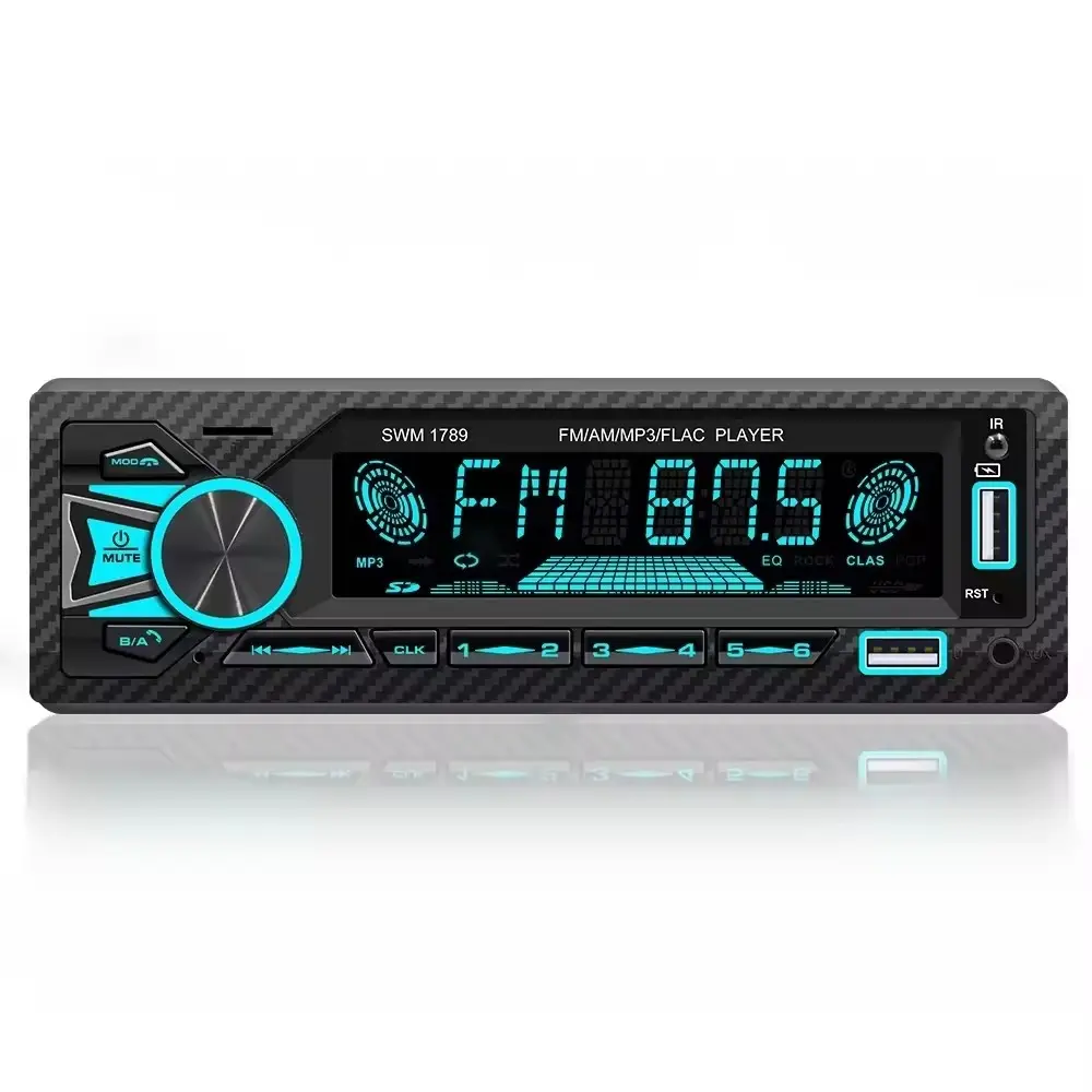 Offre Spéciale AM FM RDS voiture lecteur MP3 autoradio 1 Din stéréo Auto tête unité Audio stéréo lecteur MP3 pour voiture