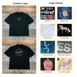 Vente en gros de haute qualité 200 GSM Logo numérique personnalisé Marque Unisexe Tailles US Regular Fit Coton Polyester Mélange T-Shirt Pour Hommes - Product Image 2