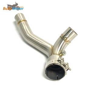 ท่อต่อไอเสียมอเตอร์ไซค์ใต้เบาะสเตนเลส61มม. ท่อเชื่อมกลาง <span class=keywords><strong>GSX</strong></span>-<span class=keywords><strong>R</strong></span> GSXR1000 <span class=keywords><strong>1000</strong></span> K9 - Product Image 4