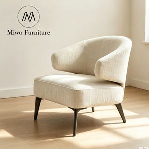 Nouveau <span class=keywords><strong>fauteuil</strong></span> inclinable moderne en tissu <span class=keywords><strong>pour</strong></span> chambre à coucher, salon, hôtel, <span class=keywords><strong>club</strong></span>, hall d'accueil, réception, style italien - Product Image 3