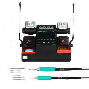 Station de Soudage Double Aifen A902 Pro, Station de Retravaillage Automatique avec Poignées C115 C210 C245 et Pointes de Fer pour Réparation de Puces BGA PCB IC - Product Image 2