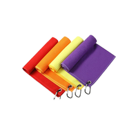 Serviette de golf en microfibre gaufrée multicolore avec mousqueton, personnalisable avec logo, pour le nettoyage et l'extérieur, vente en gros OEM