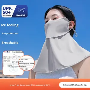 Cache-cou respirant et coupe-vent pour l'extérieur, avec passants pour les oreilles, protection solaire, idéal pour l'été – Nouveauté promotionnelle - Product Image 4