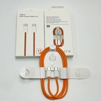 Cable USB-C a USB-C de 60W con Carga Rápida PD, Cable de Carga de Alta Velocidad con Trenzado de Nailon de 1M para iPhone 15/16/17