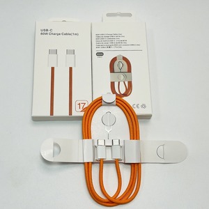 สายชาร์จ Type-C to Type-C 60W PD ชาร์จเร็ว สายถักไนลอน 1 เมตร ความเร็วสูง สายชาร์จ USB-C to USB-C สำหรับ iPhone 15/16/17 - Product Image 6