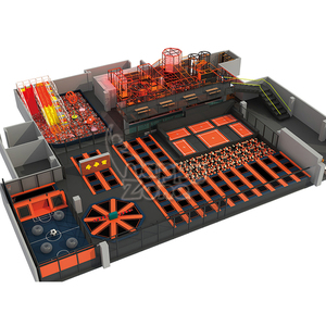 Terrain de jeux intérieur standard européen OEM Parc de trampoline commercial pour enfants et adultes fabriqué pour les parcs d'attractions intérieurs - Product Image 1