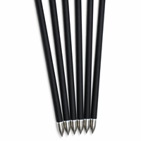 Wholesale Pure Carbon Arrows 32" ID 6.2mm, Spine 300 400 500 600 Optional,r Recurve Compound Bow Hunting Target Practice